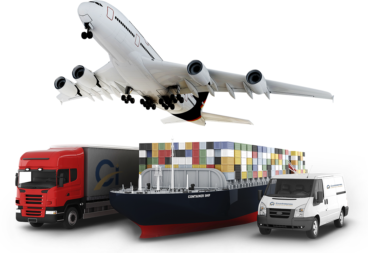 Multi-modal logistics · air, sea, road