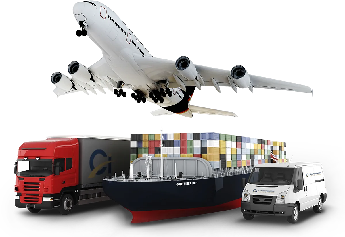 Multi-modal logistics · air, sea, road